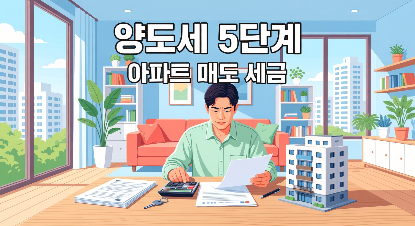 2026 아파트 매도 세금 체크리스트 — 양도세 5단계 판단법