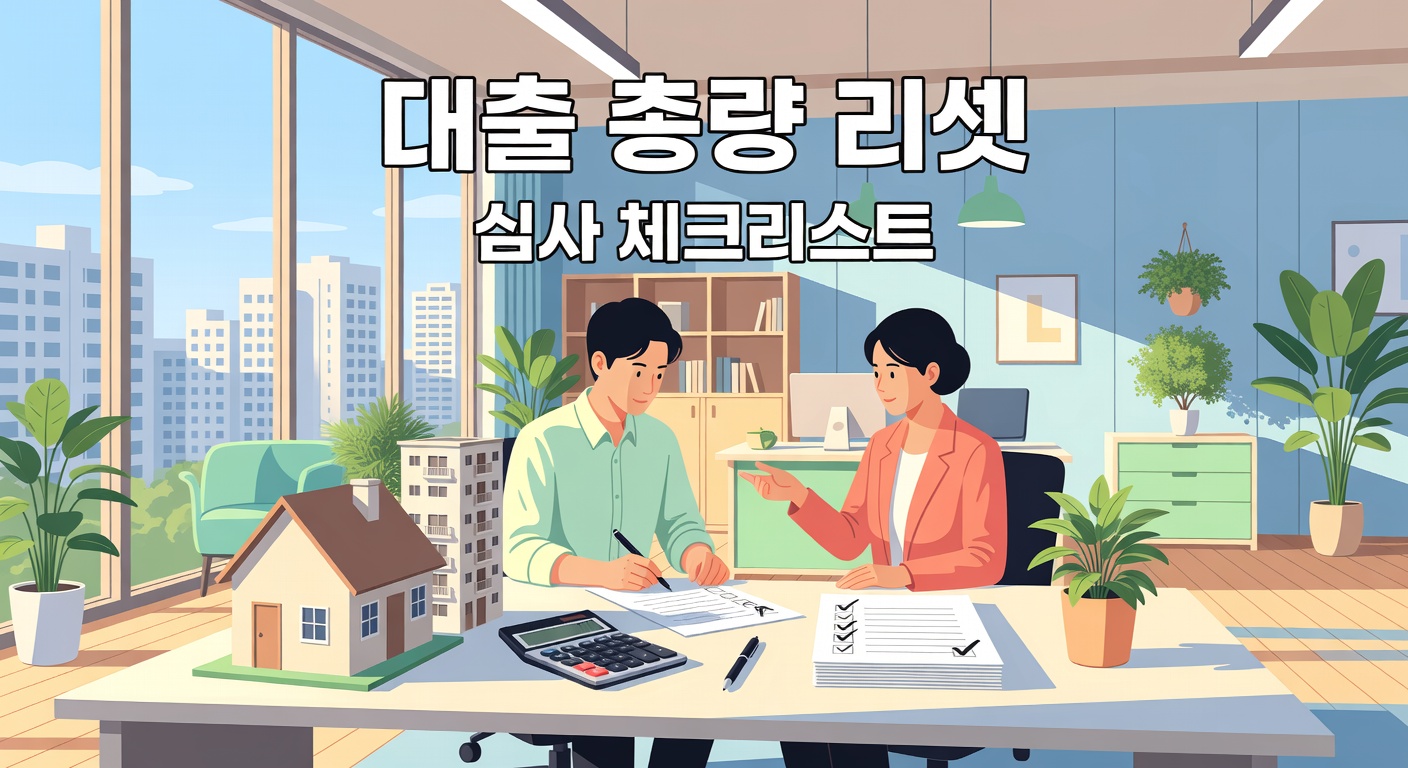 2026 대출 총량 리셋 후 심사 — 지금 확인할 체크리스트