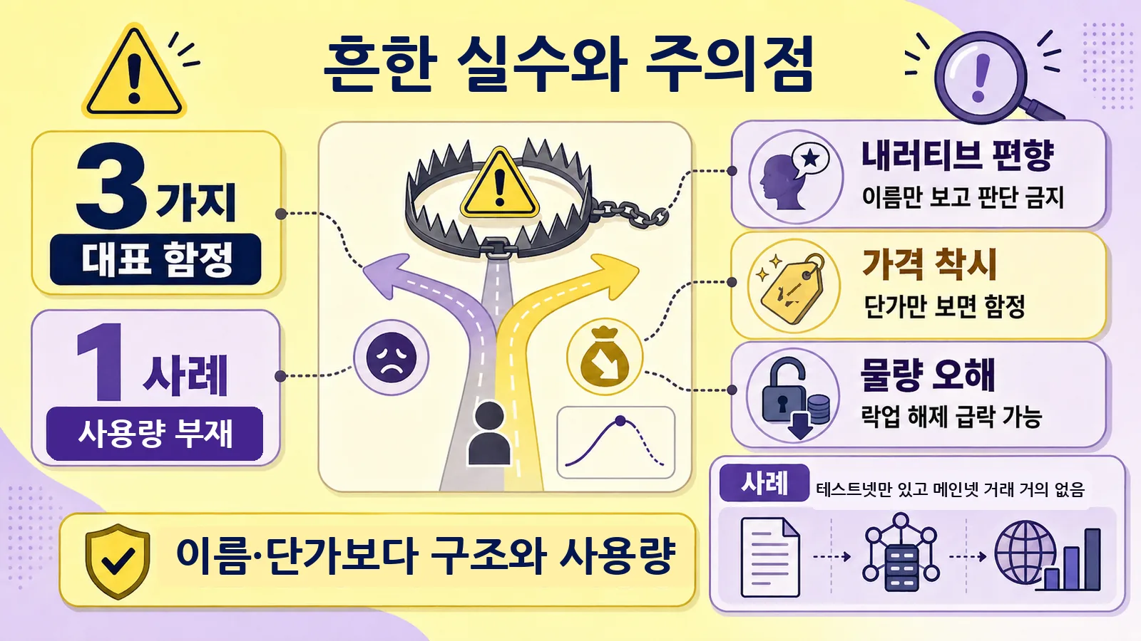 흔한 실수와 주의점