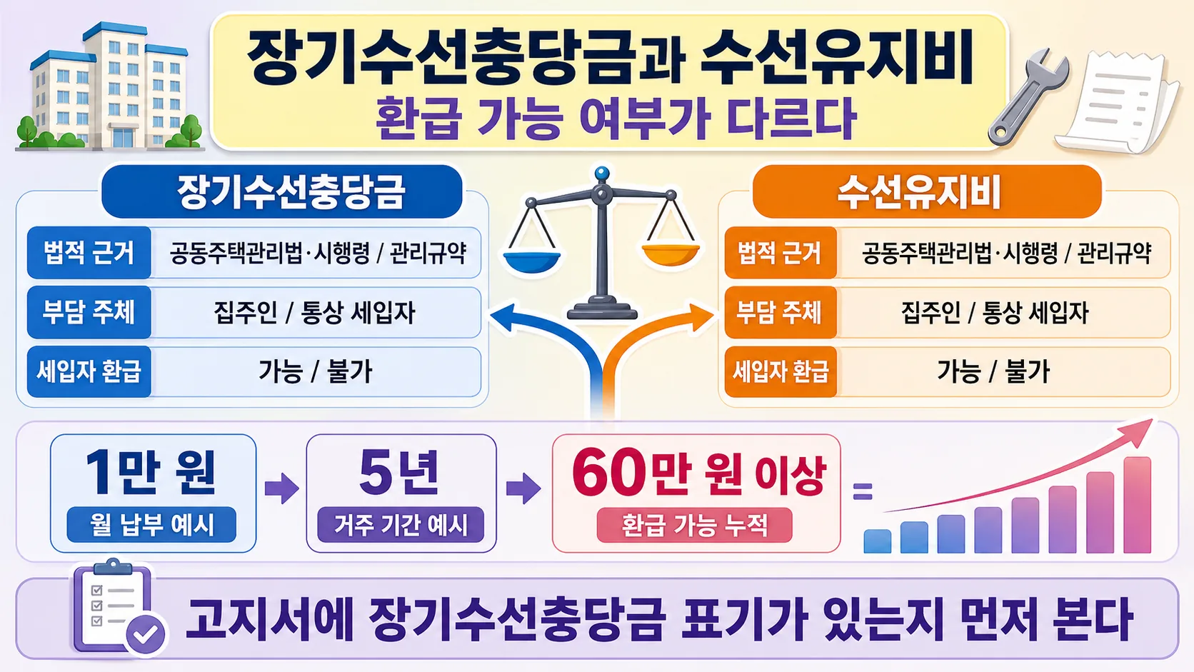 장기수선충당금과 수선유지비