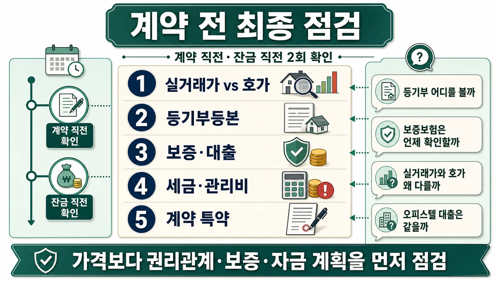 계약 전 최종 점검