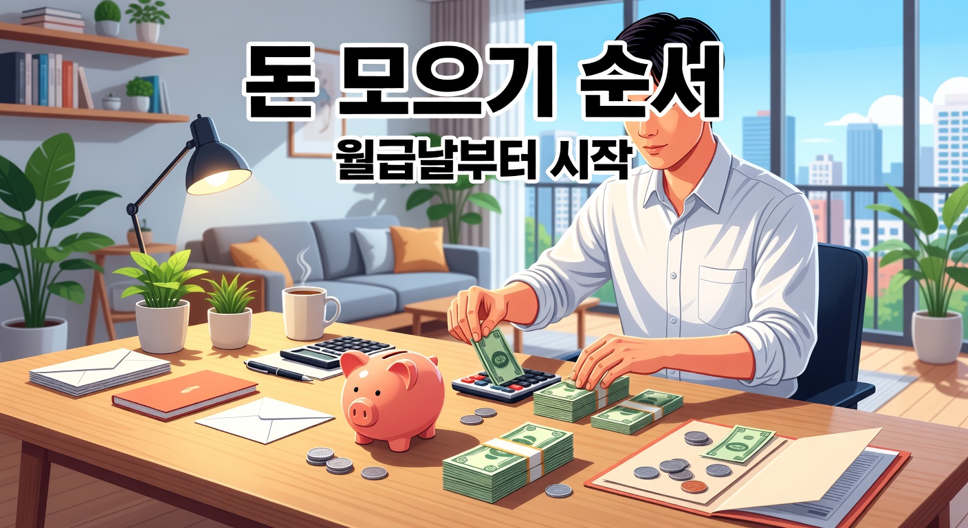 직장인 초보 돈 모으기 순서 — 월급날부터 시작하는 7단계