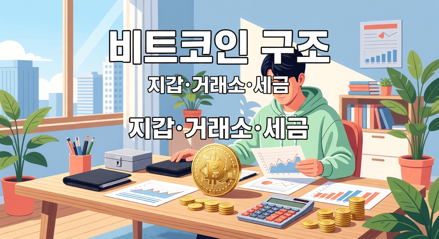 비트코인 기본 구조 — 지갑·거래소·수수료·세금 먼저 볼 것
