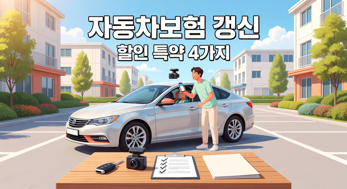 자동차보험 갱신 특약 비교 — 확인 안 하면 손해보는 체크리스트