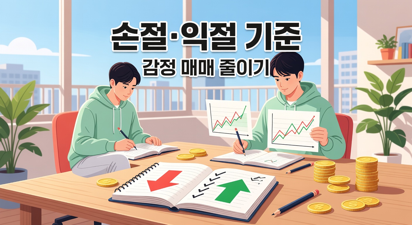 코인 손절·익절 기준 — 초보자가 반복하는 실수와 룰 템플릿