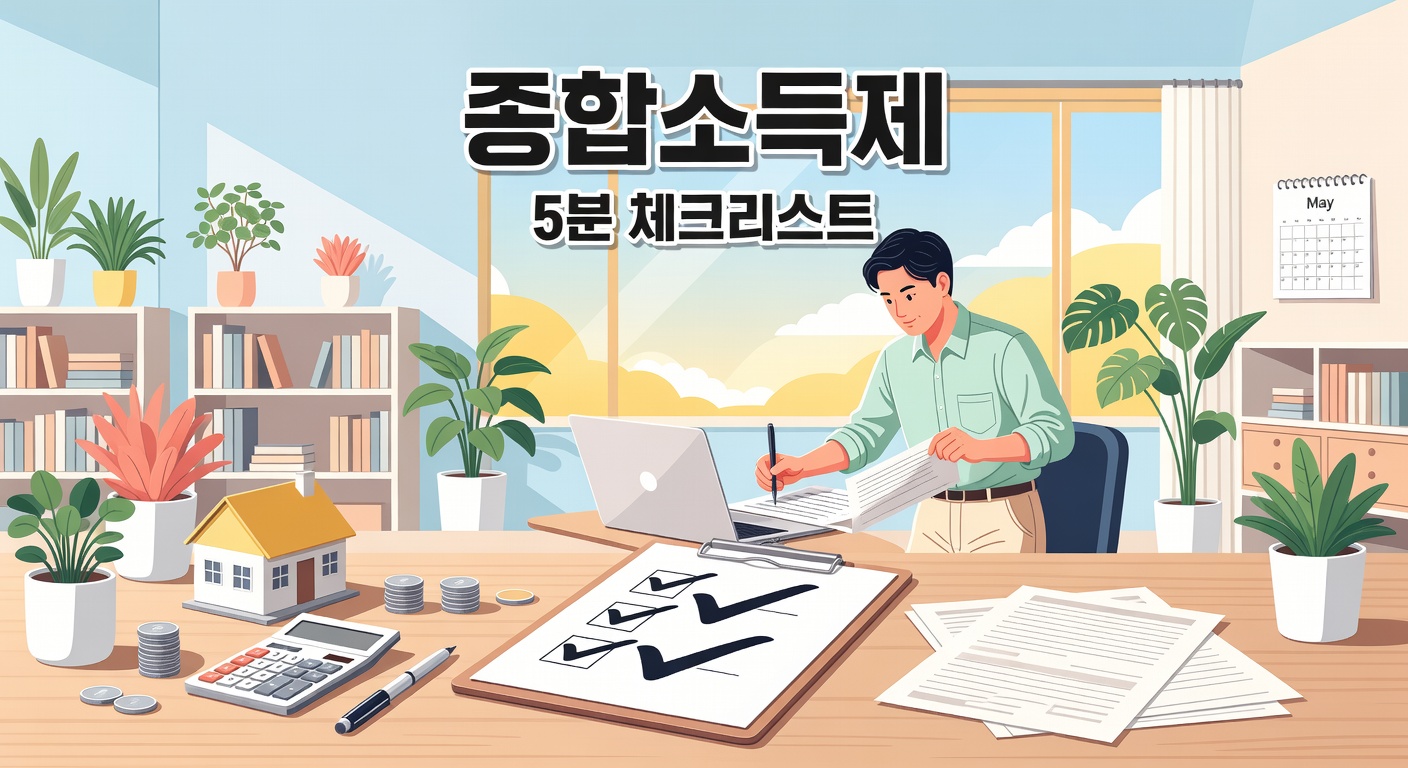 2026년 종합소득세 신고 대상 확인 — 5분 체크리스트