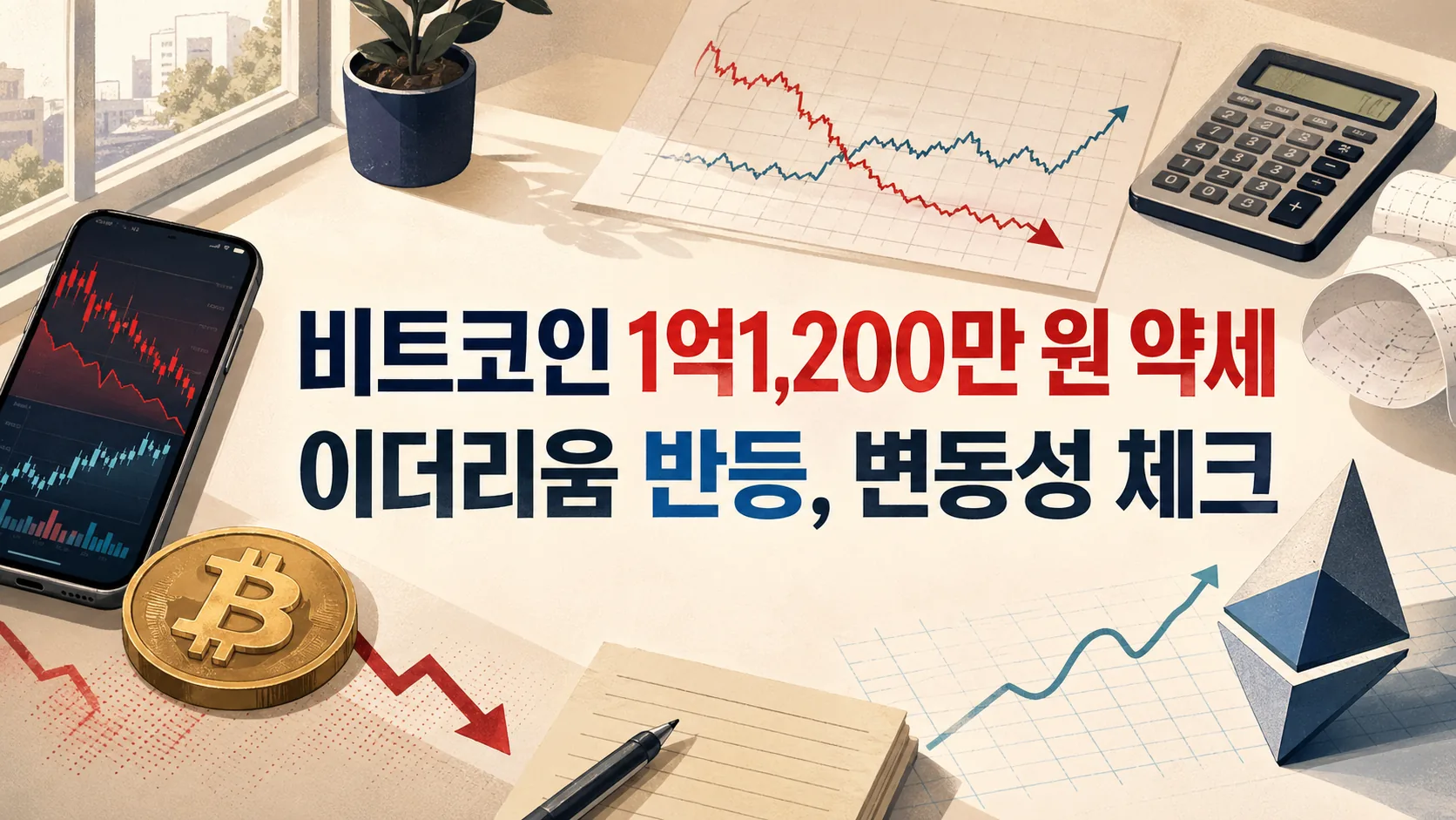 BTC 1억1,200만 원 약세 — 이더리움 반등 vs 단기 변동 체크포인트