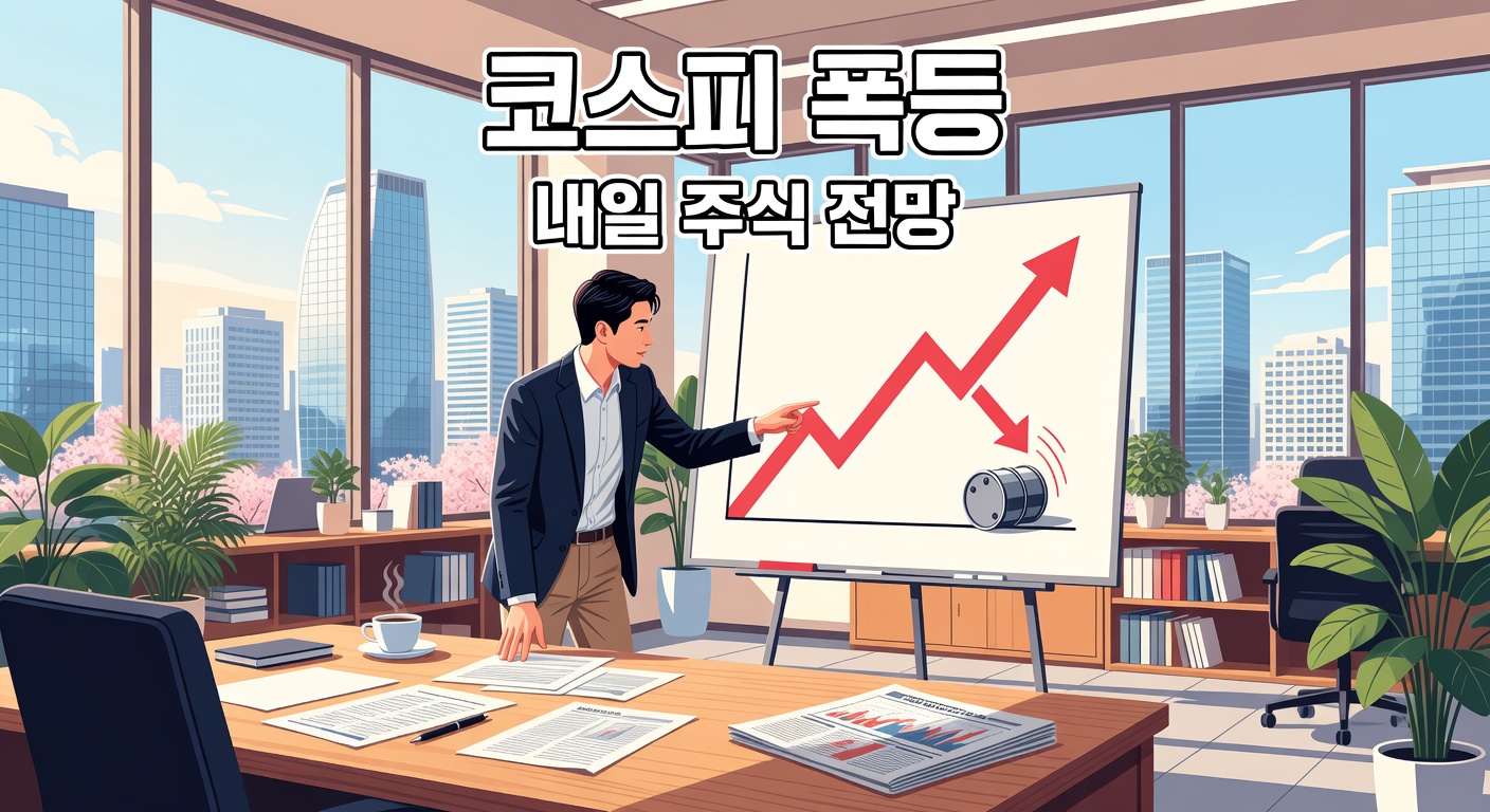 4월 8일 주식시장 — 미·이란 휴전에 코스피 6%대 폭등과 내일 주식 전망