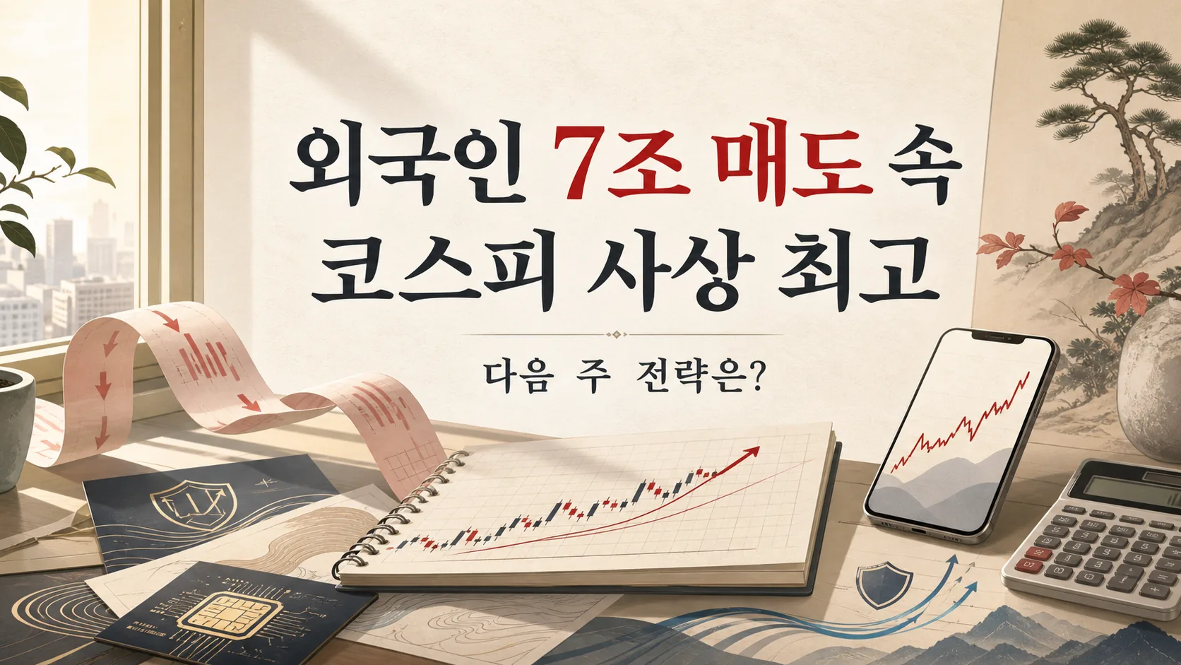 외인 7조 매도 속 코스피 사상 최고 — 다음 주 전략은?