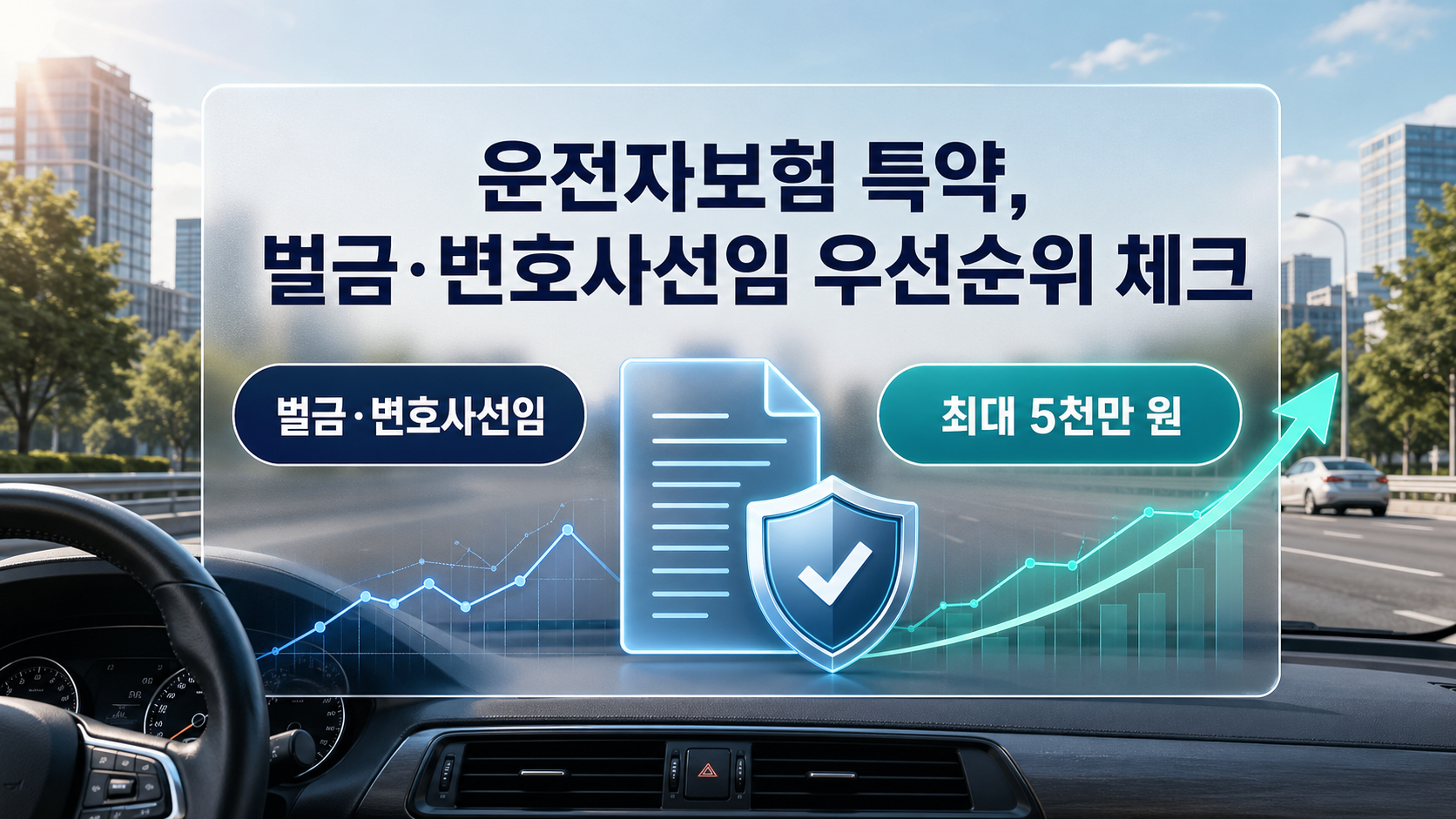 운전자보험 특약, 벌금·변호사선임 우선순위 체크 — 진짜 필요한 조합은?