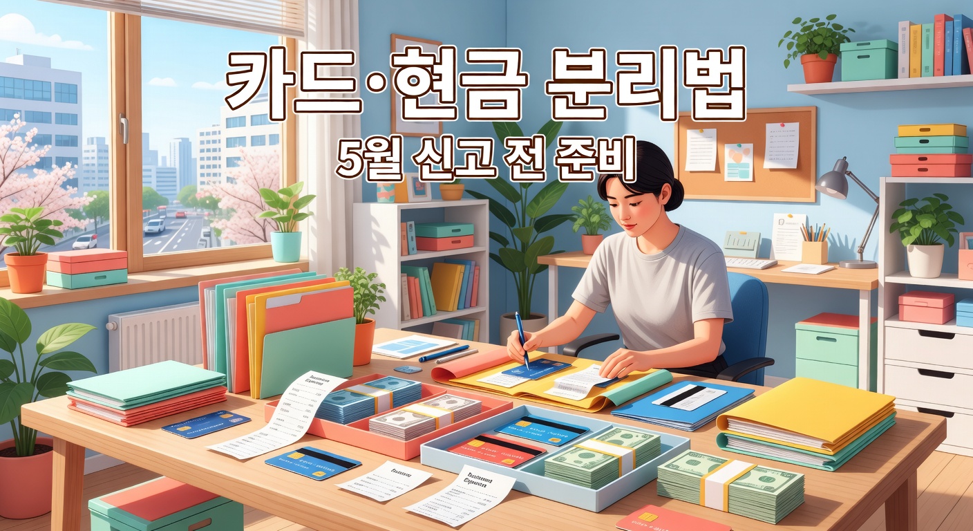 프리랜서 지출정리 체크리스트 — 종소세 전 카드·현금 분리법