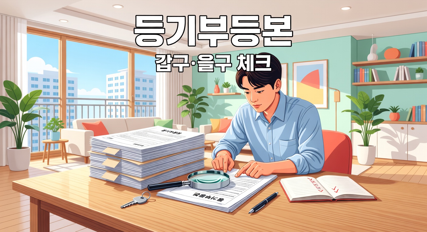 등기부등본 보는 법 — 계약 전 갑구·을구 체크 핵심