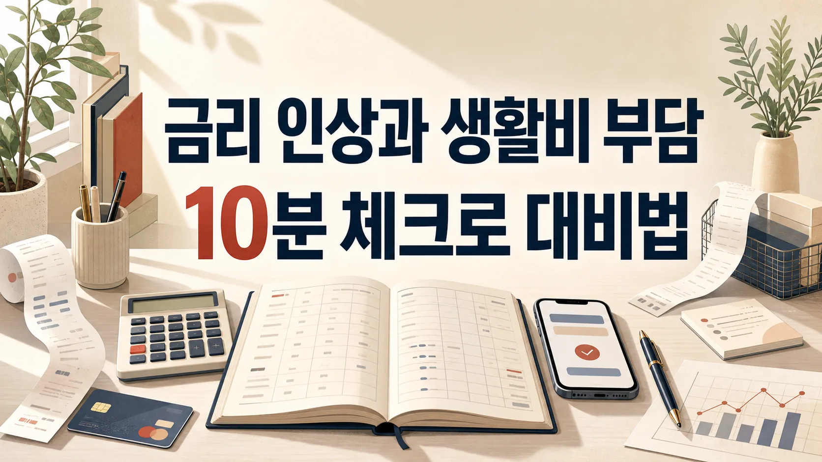 금리 인상 vs 생활비 부담, 10분 체크로 대비법
