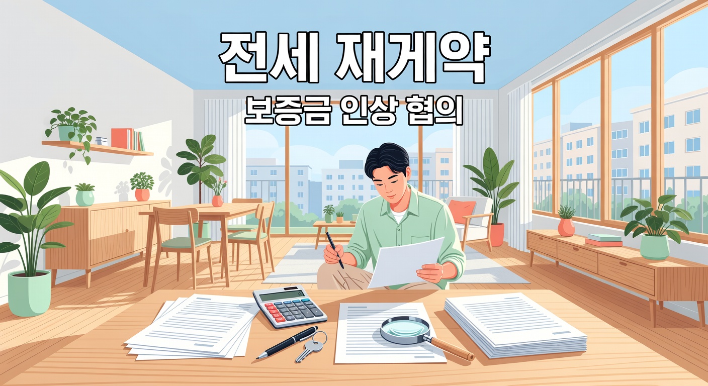 전세 재계약 보증금 인상 — 협의 전 반드시 확인할 7가지