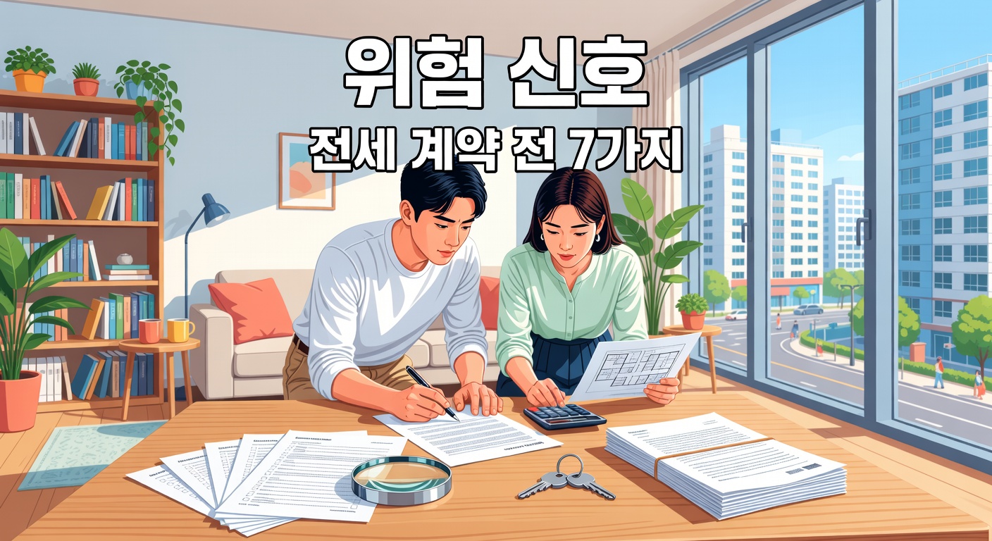 등기부등본 외 부동산 위험 신호 — 전세 계약 전 7가지 체크포인트