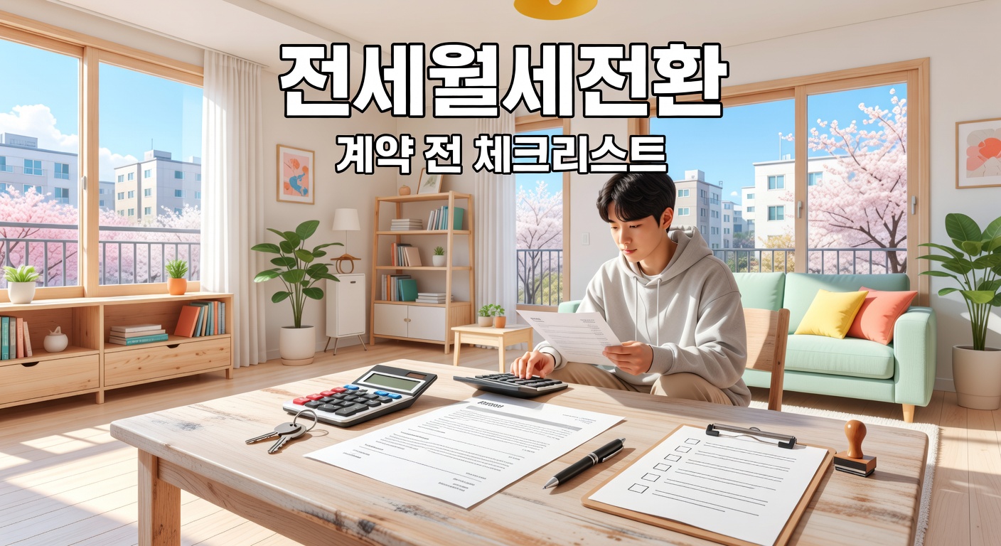 2026년 봄 이사철 전세→월세 전환 — 계약 전 체크리스트