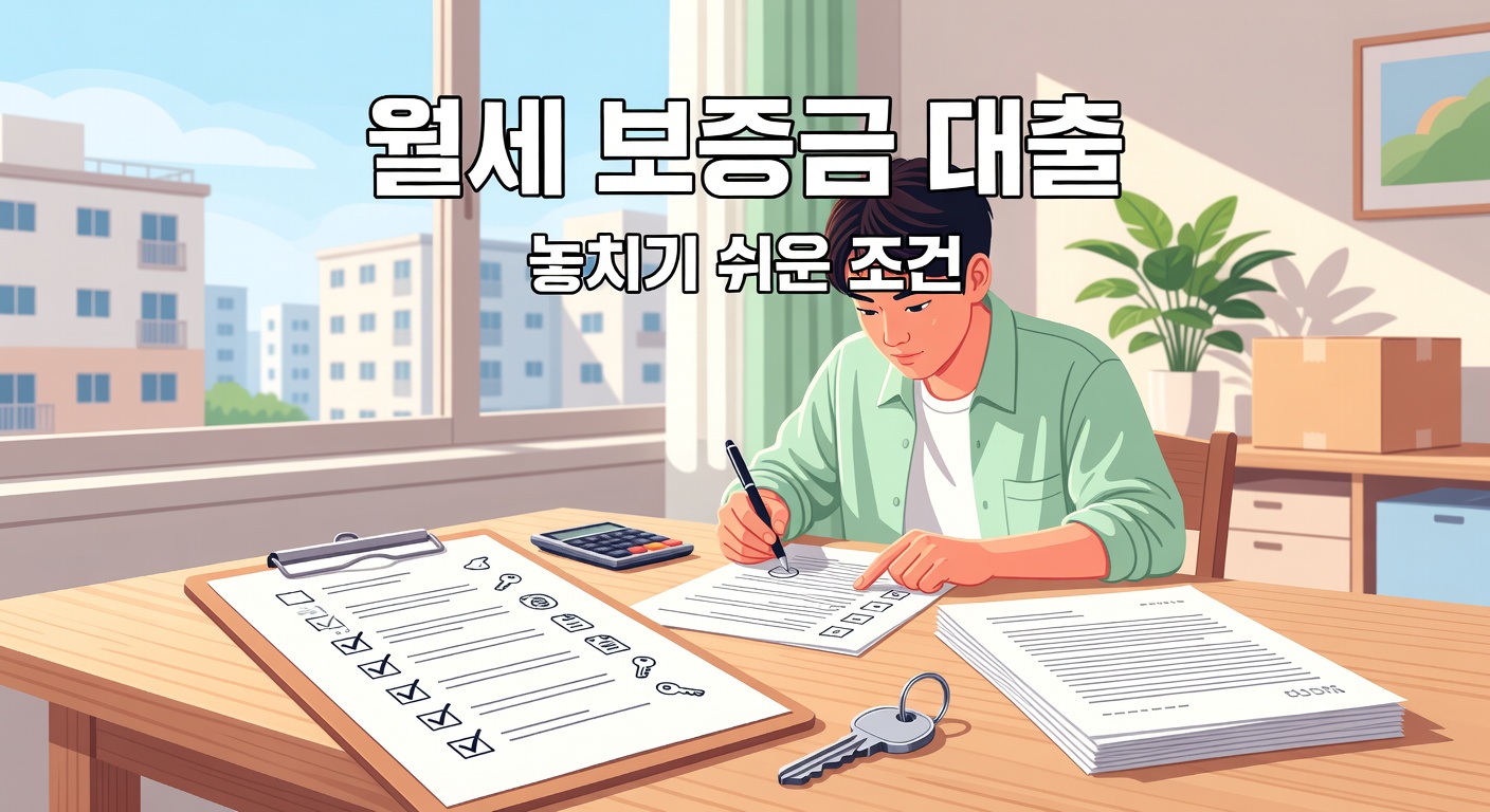 월세 보증금 대출 — 놓치기 쉬운 조건 10가지 체크리스트
