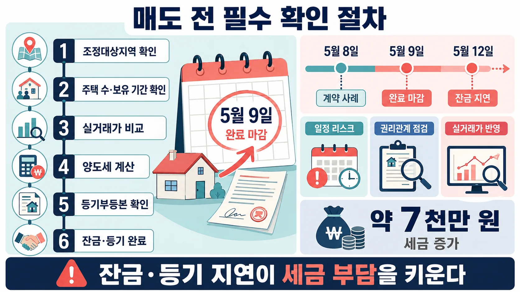 매도 전 확인 절차