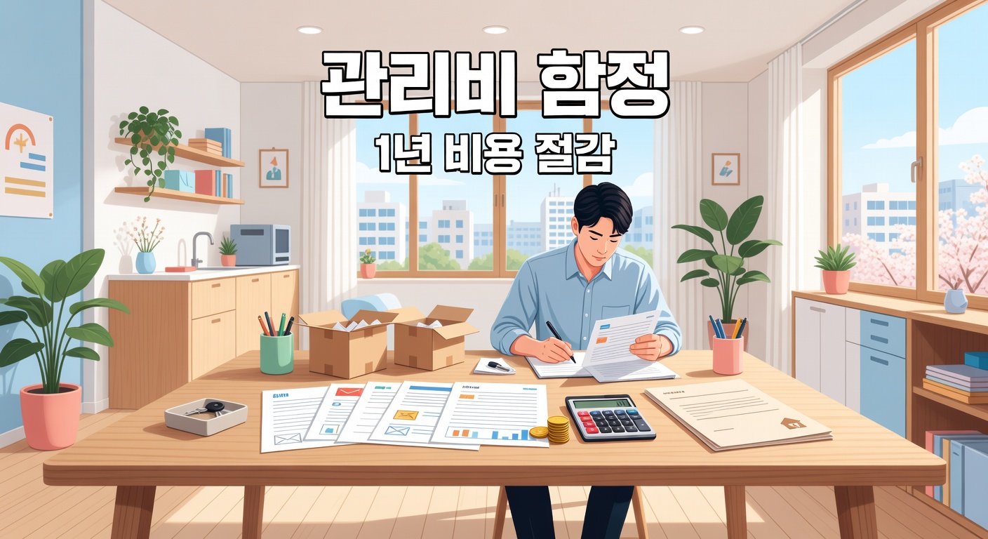 직장인 월세 65만 원 vs 관리비 함정, 1년 비용 절감 체크