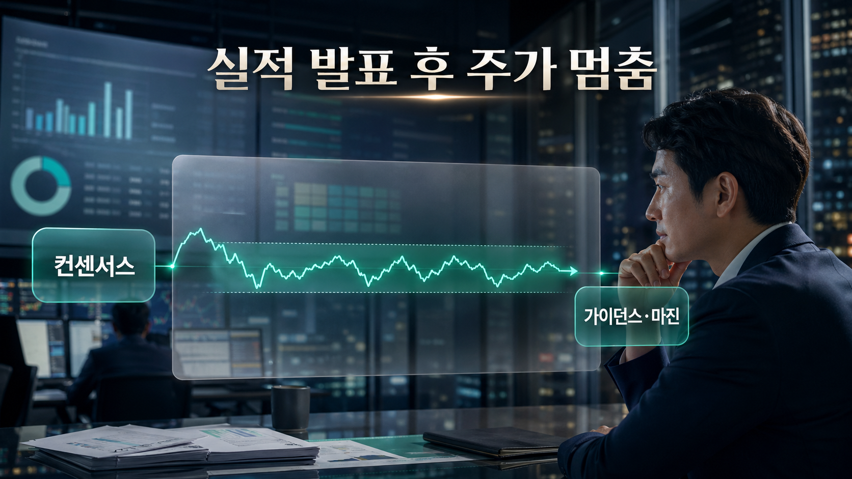 실적 발표 후 주가 멈춤 — 컨센서스·가이던스·마진 체크포인트