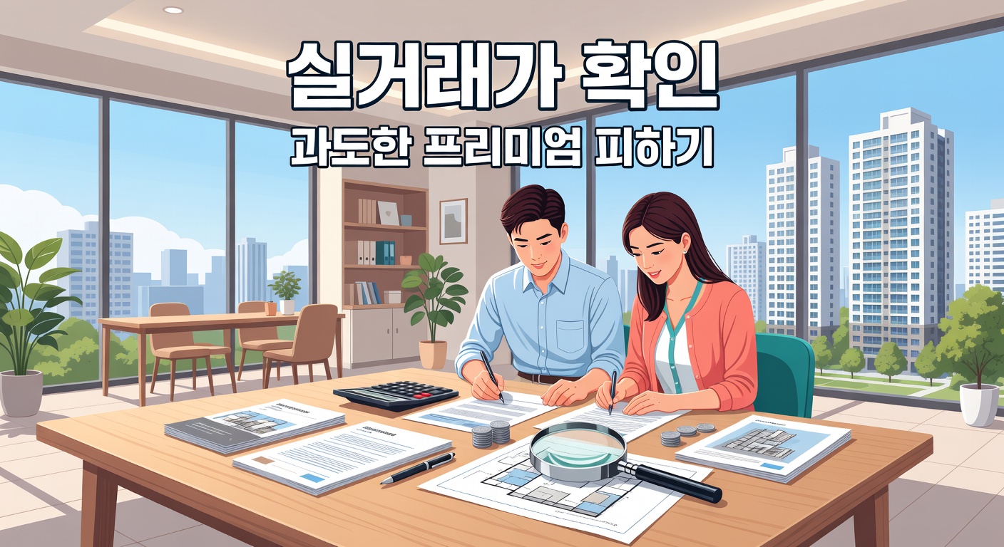 청약 전 실거래가 확인 — 과도한 프리미엄 피하는 7단계 체크