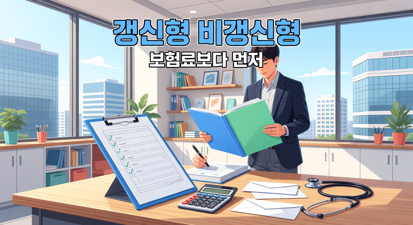 갱신형 vs 비갱신형 실손보험 — 보험료보다 먼저 볼 7가지
