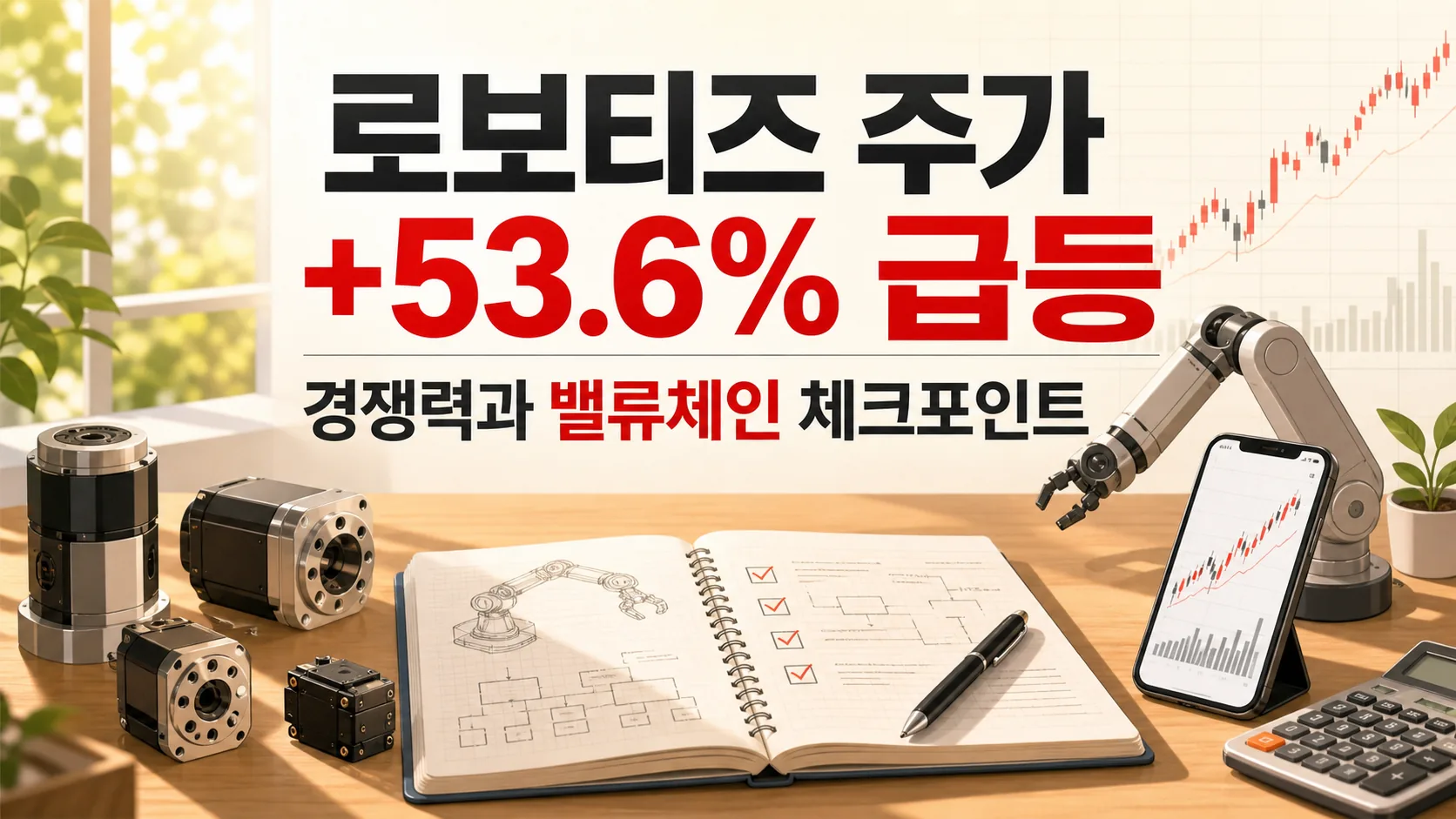 로보티즈 주가 +53.6% 급등 — 경쟁력 vs 밸류체인 체크포인트