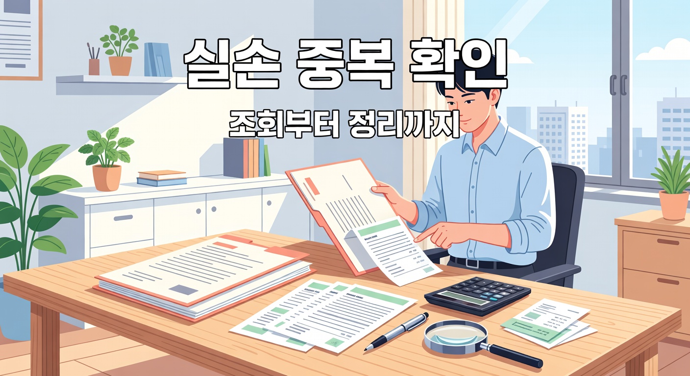 실손보험 중복 가입 확인 방법 — 조회부터 정리까지