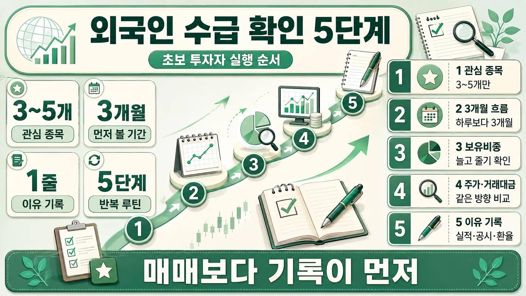 초보자 확인 순서