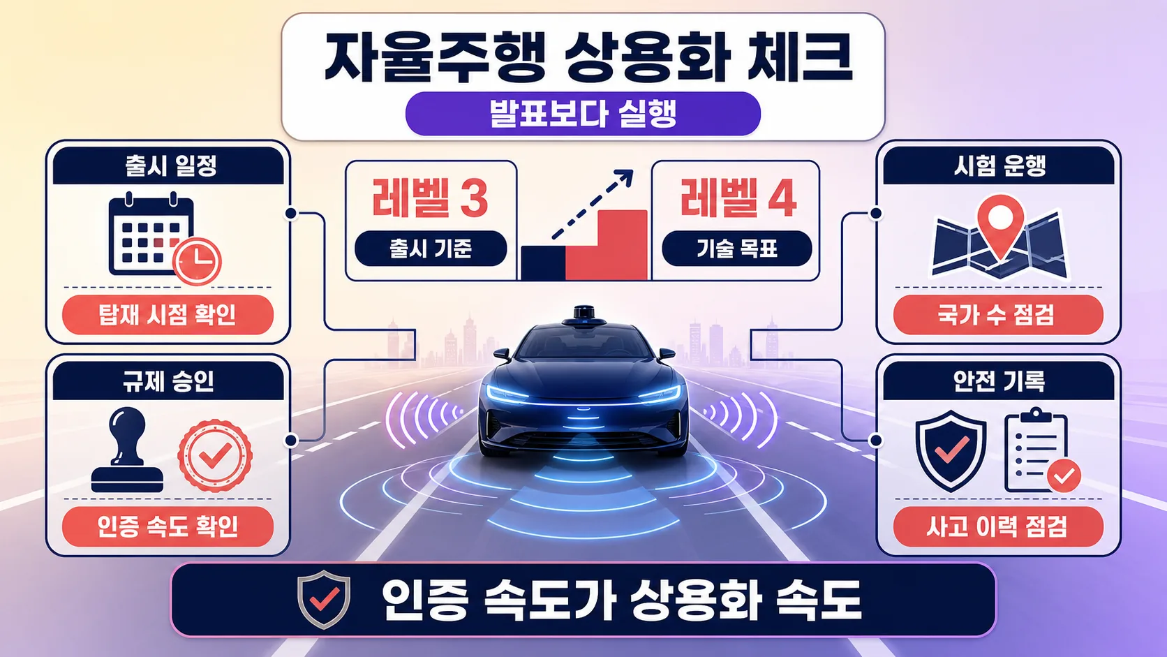 자율주행 상용화 체크