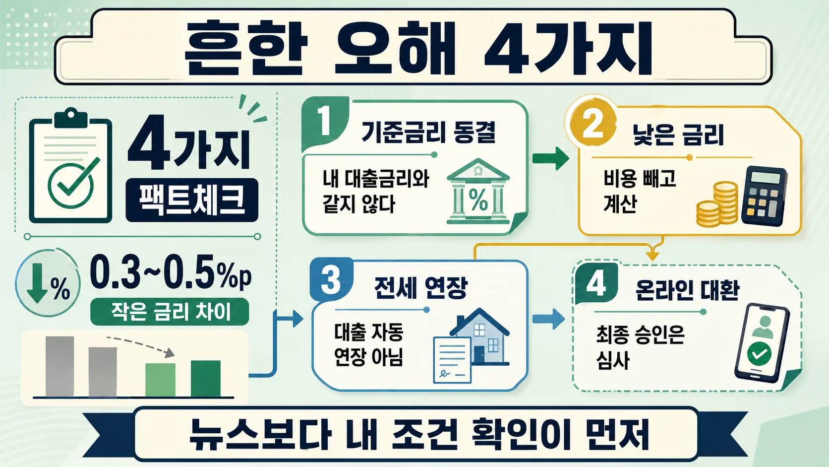 흔한 오해 4가지