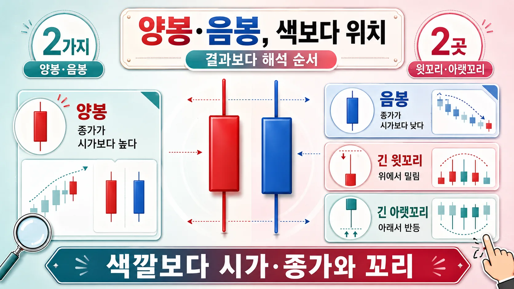 양봉·음봉과 꼬리 해석
