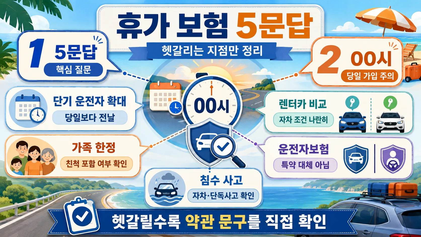 휴가 보험 자주 묻는 5문답