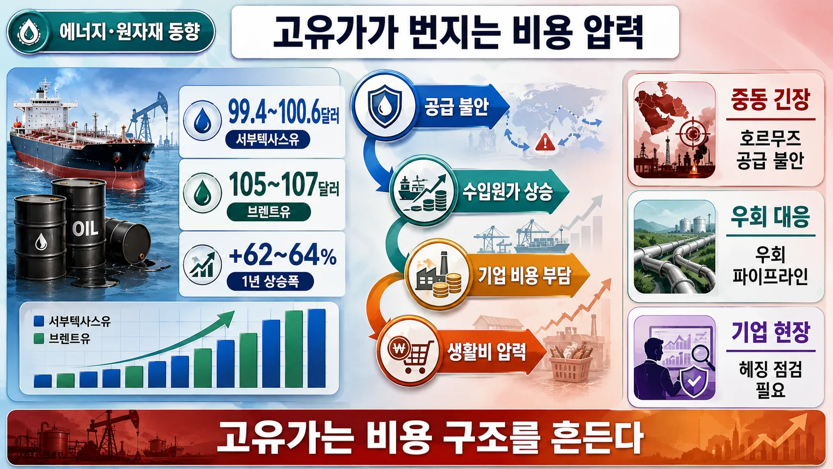 고유가와 비용 압력