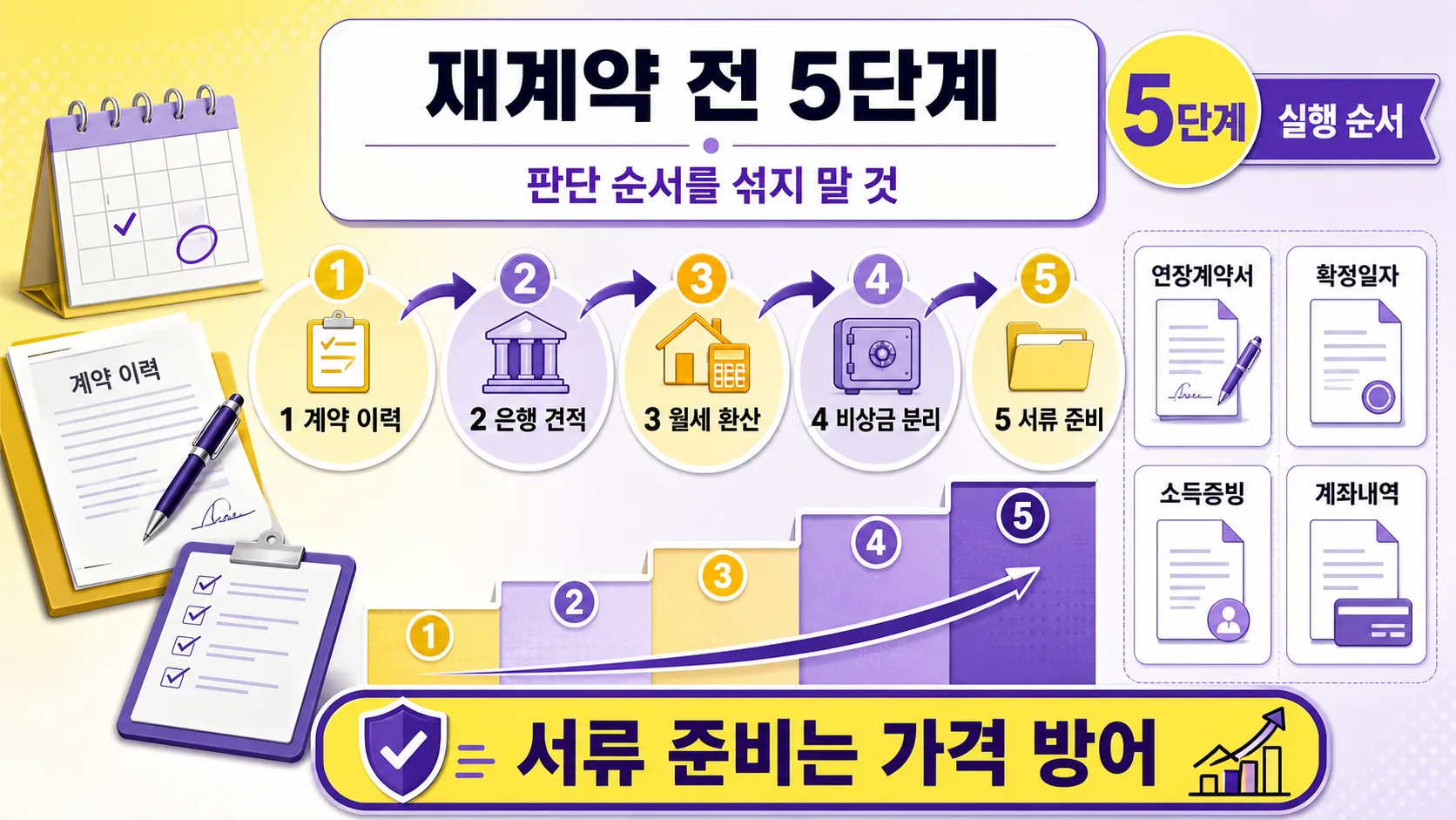 재계약 전 실제 순서