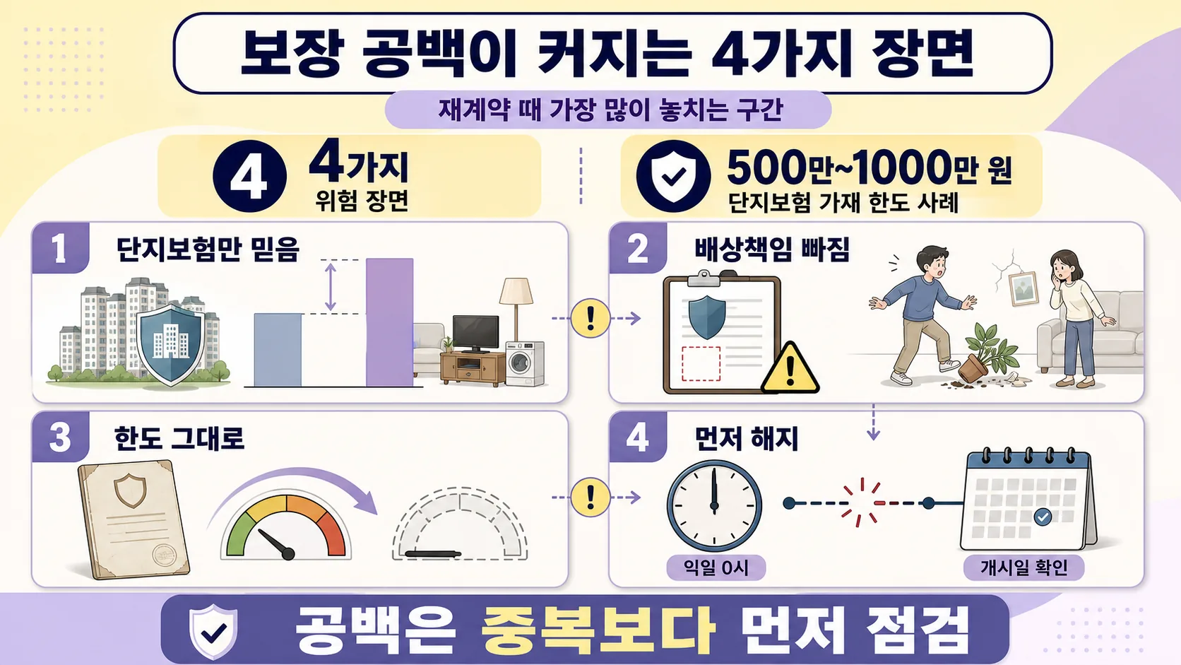 보장 공백 4가지