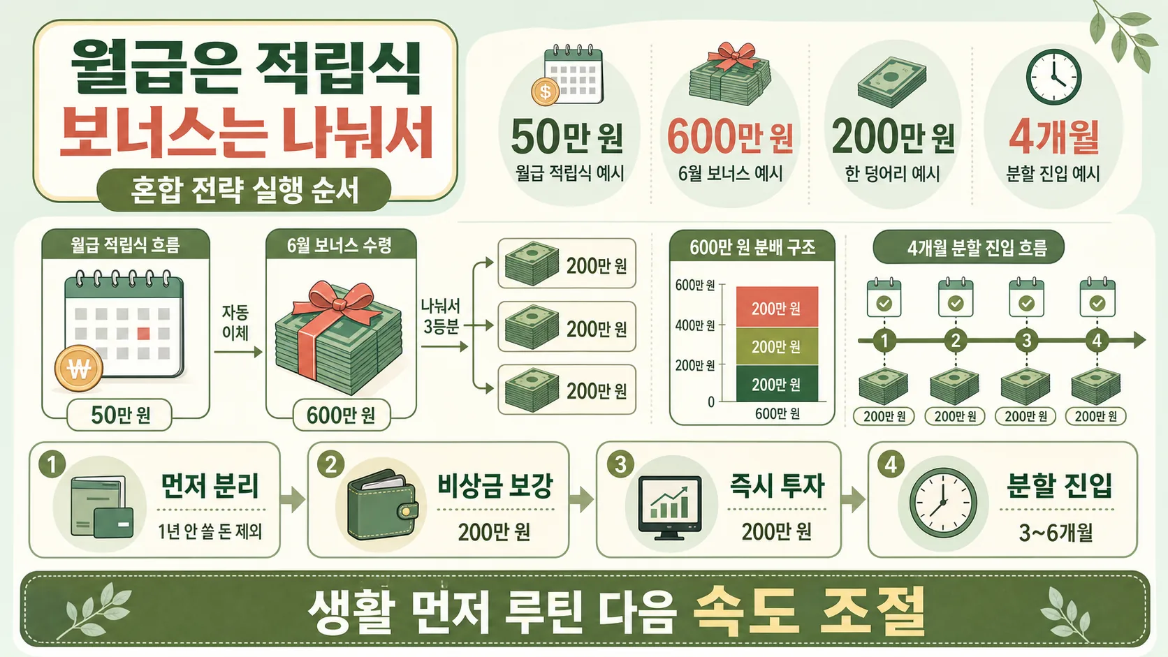 혼합 전략 실행 순서