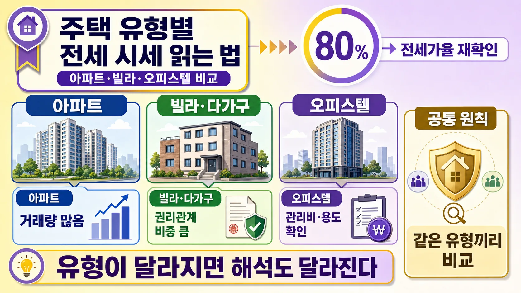주택 유형별 해석