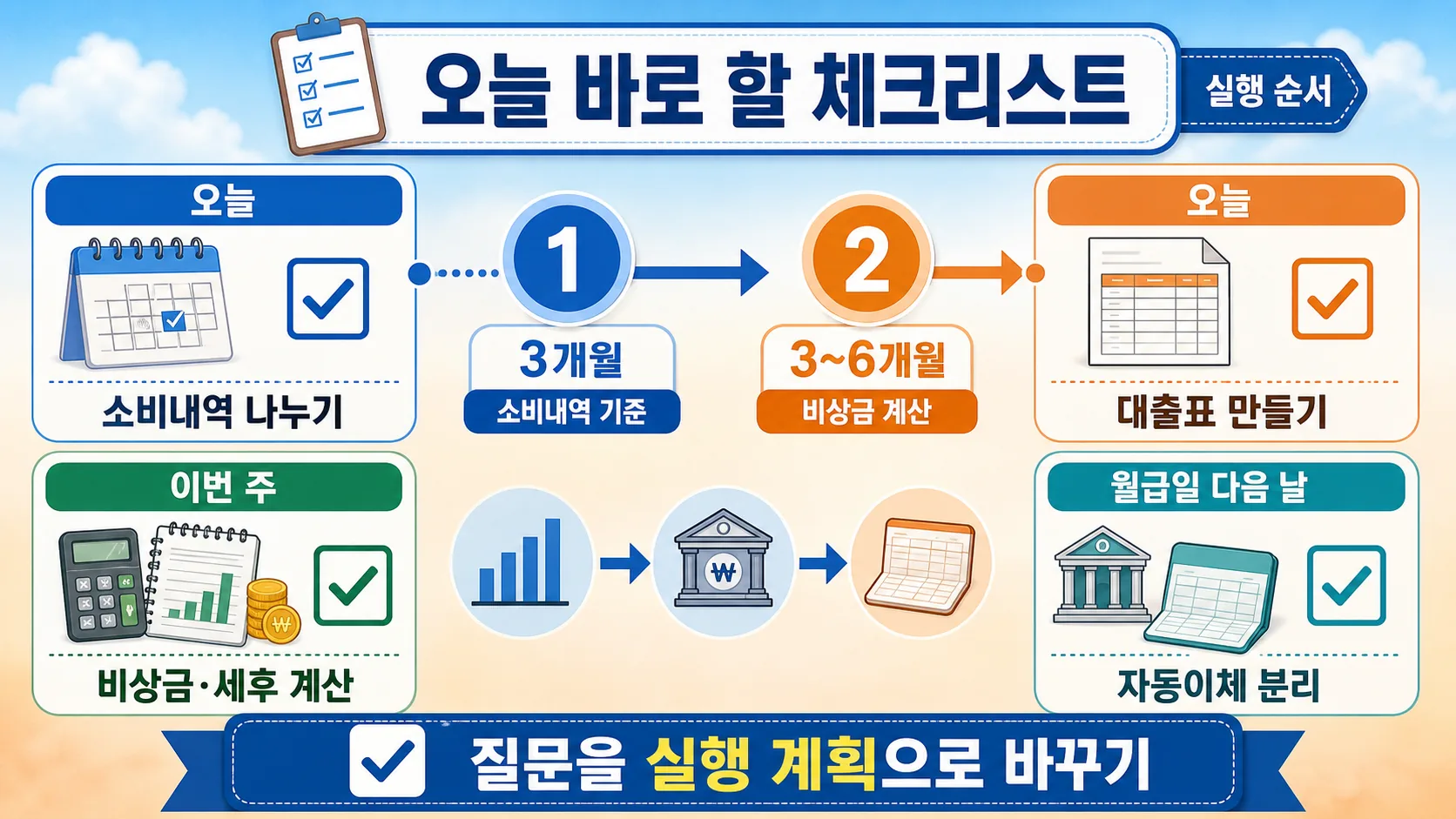 오늘 바로 할 체크리스트